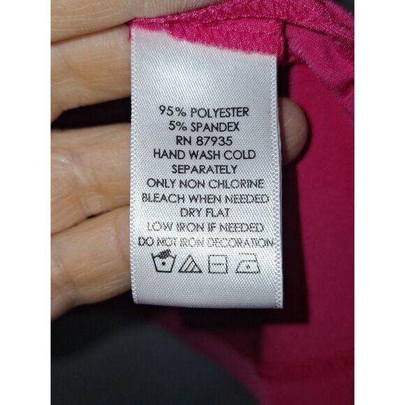 A Susan Graver Style Artisan Women's Top Beaded Pink Evening Office Siren 1X NWT - Picture 6 of 12